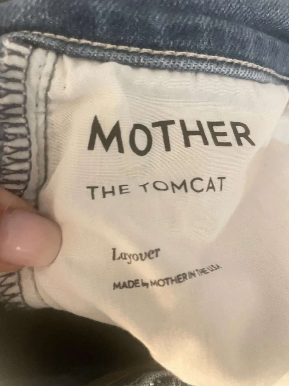 Mother jeans (the tomcat layover) size 28 - Picture 6 of 6
